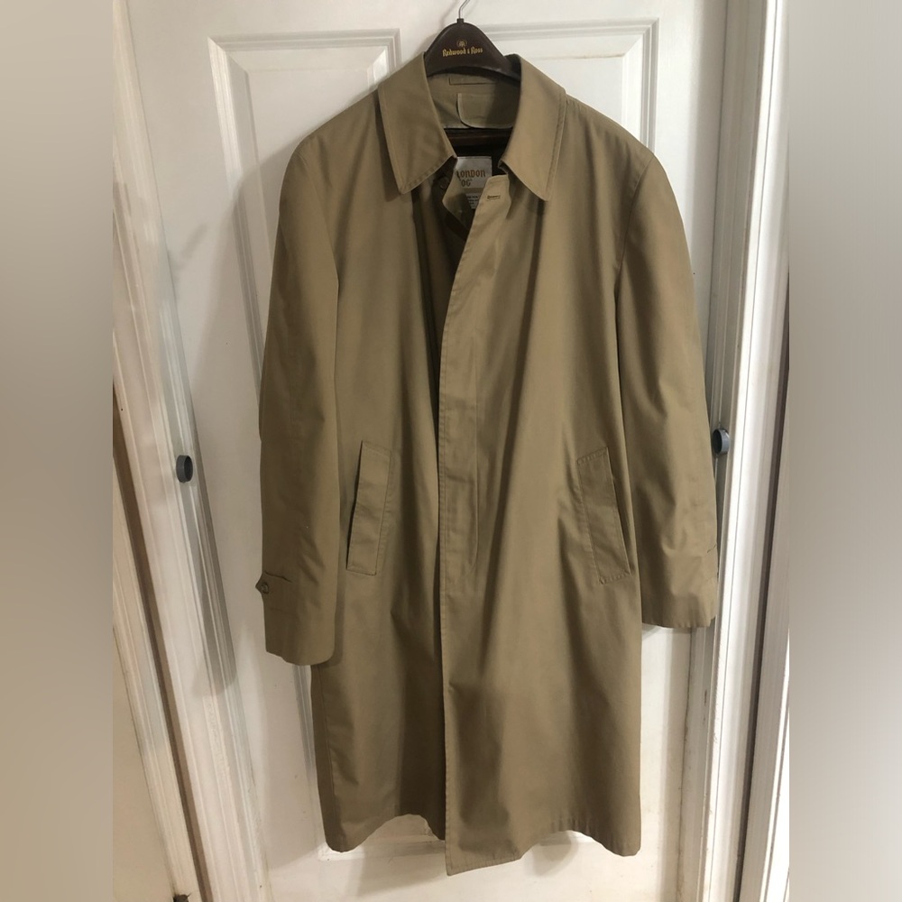 Vintage London Fog Men's Tan Overcoat